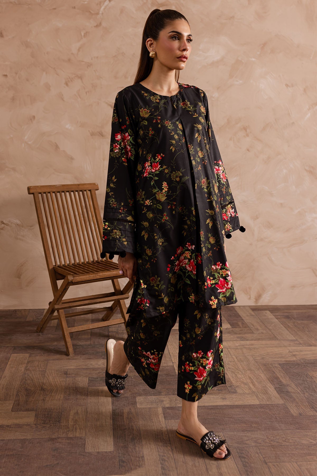 Satin Crepe 2pc Co Ord