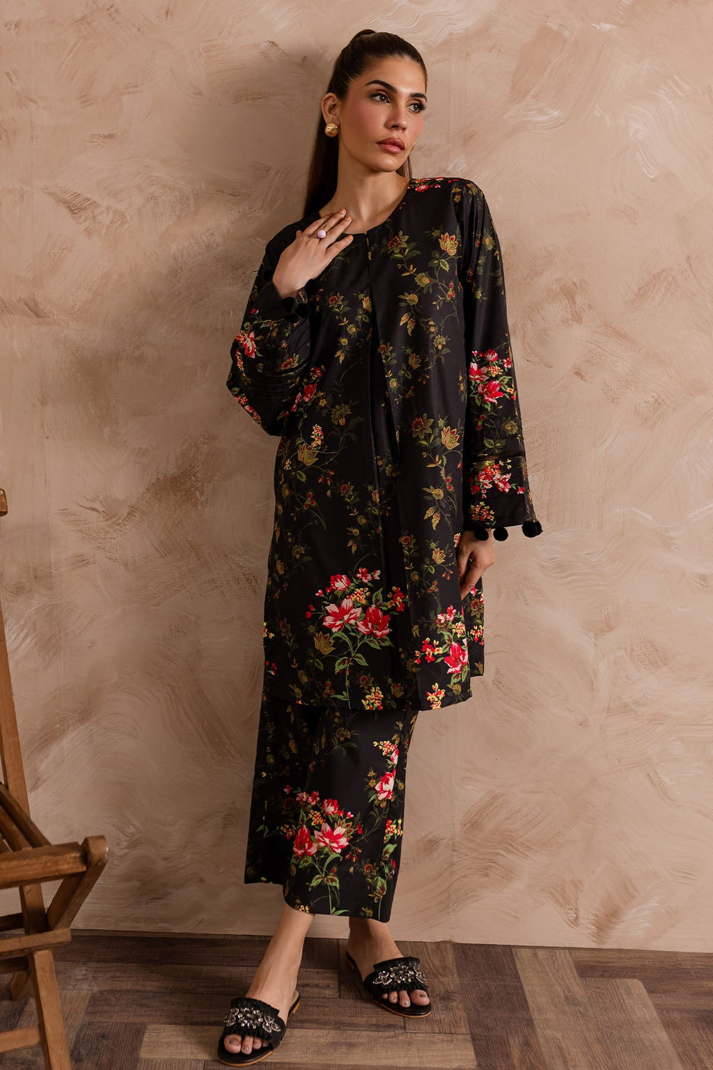 Satin Crepe 2pc Co Ord
