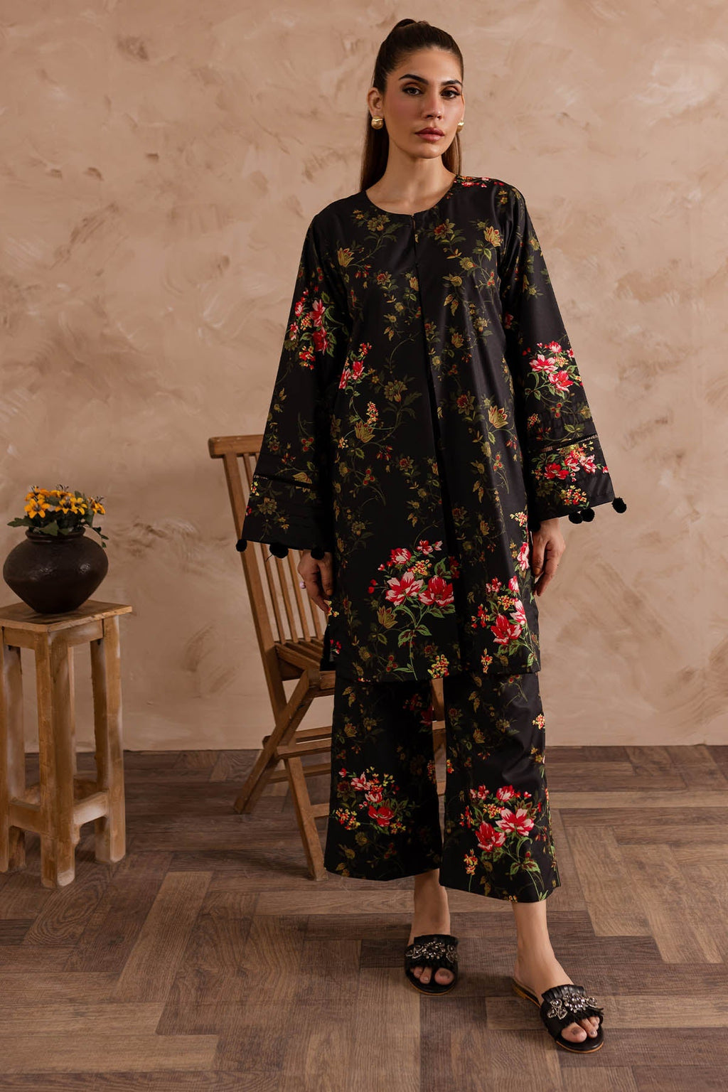 Satin Crepe 2pc Co Ord