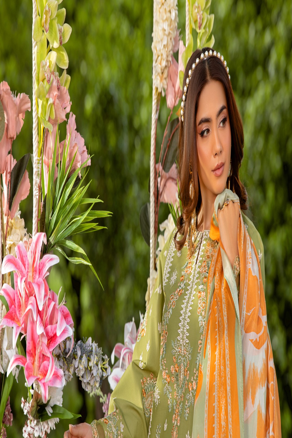 Cambric Cotton 3pc Shalwar Kameez