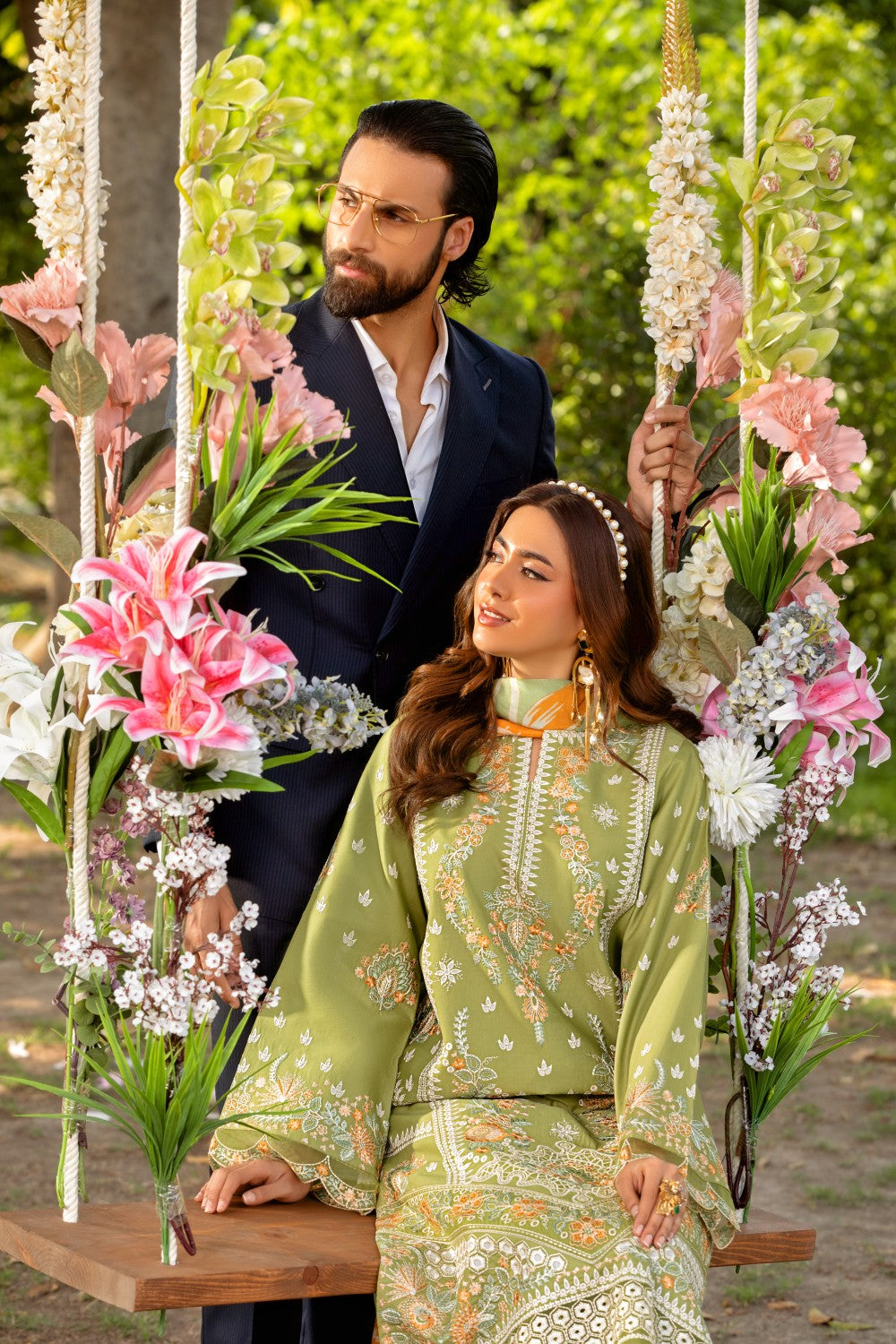 Cambric Cotton 3pc Shalwar Kameez