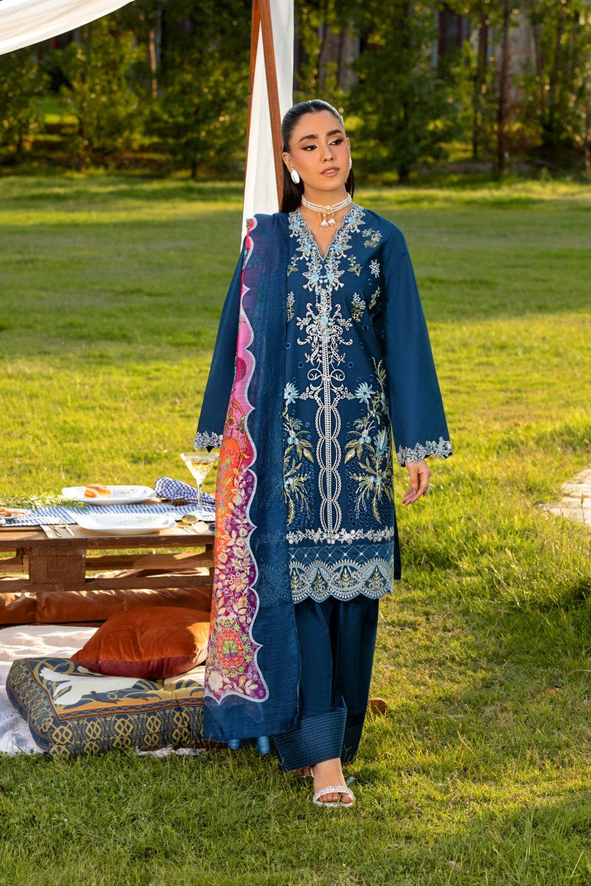 Cambric Cotton 3pc Shalwar Kameez