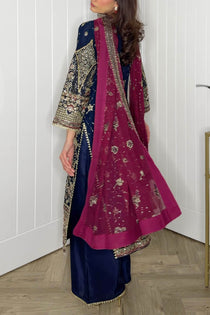 Mehndi Night - Midnight Navy