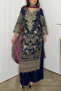 Mehndi Night - Midnight Navy