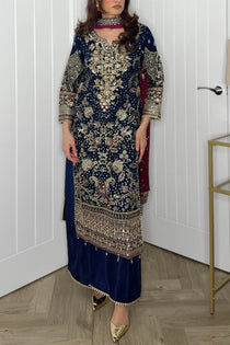 Mehndi Night - Midnight Navy