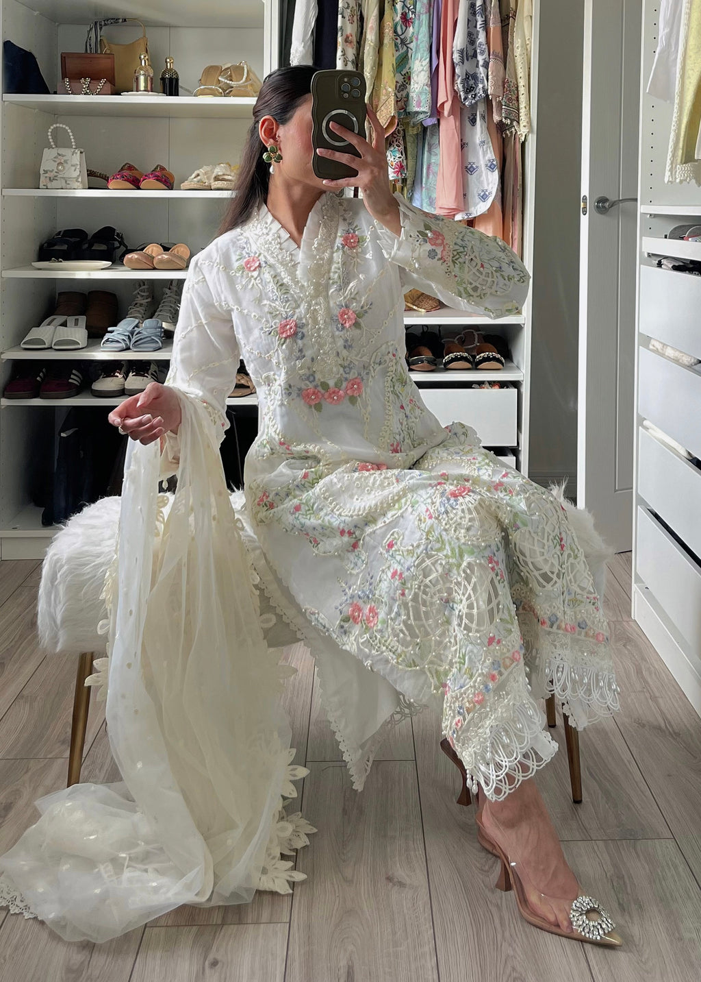 Luxury Organza 3pc Shalwar Kameez