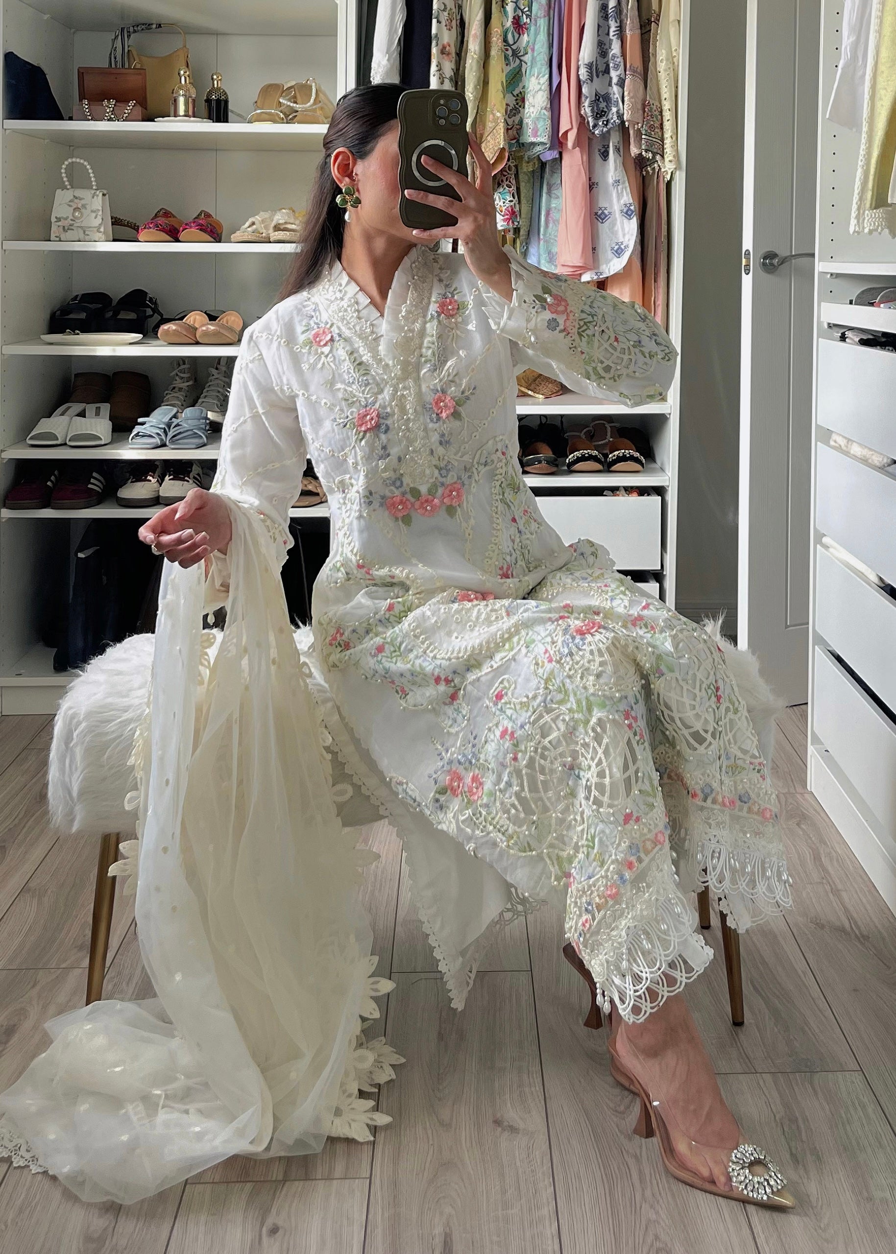 Luxury Organza 3pc Shalwar Kameez