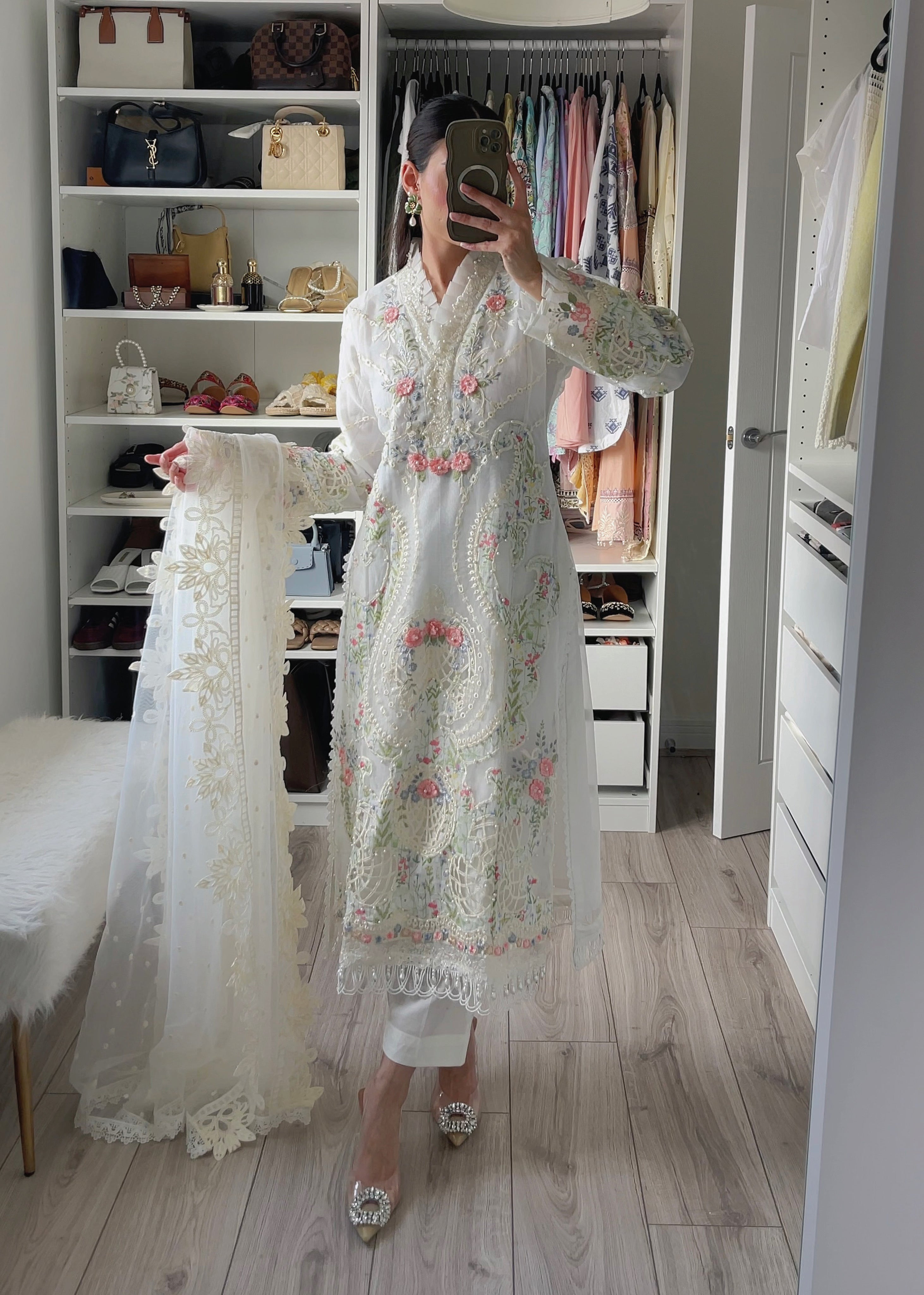 Luxury Organza 3pc Shalwar Kameez