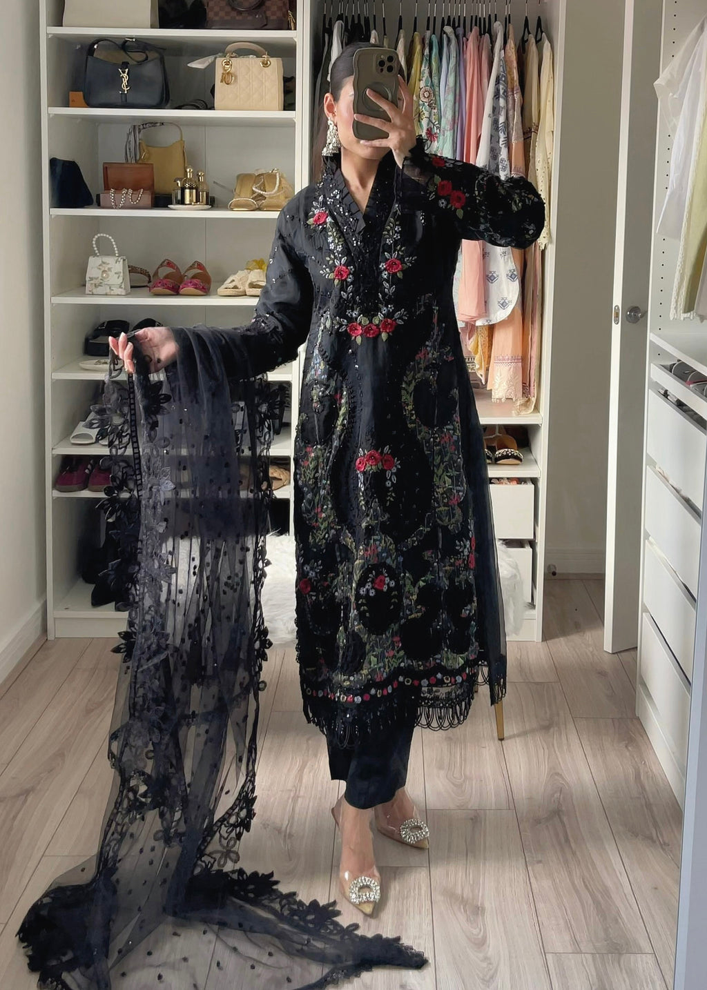 Luxury Organza 3pc Shalwar Kameez