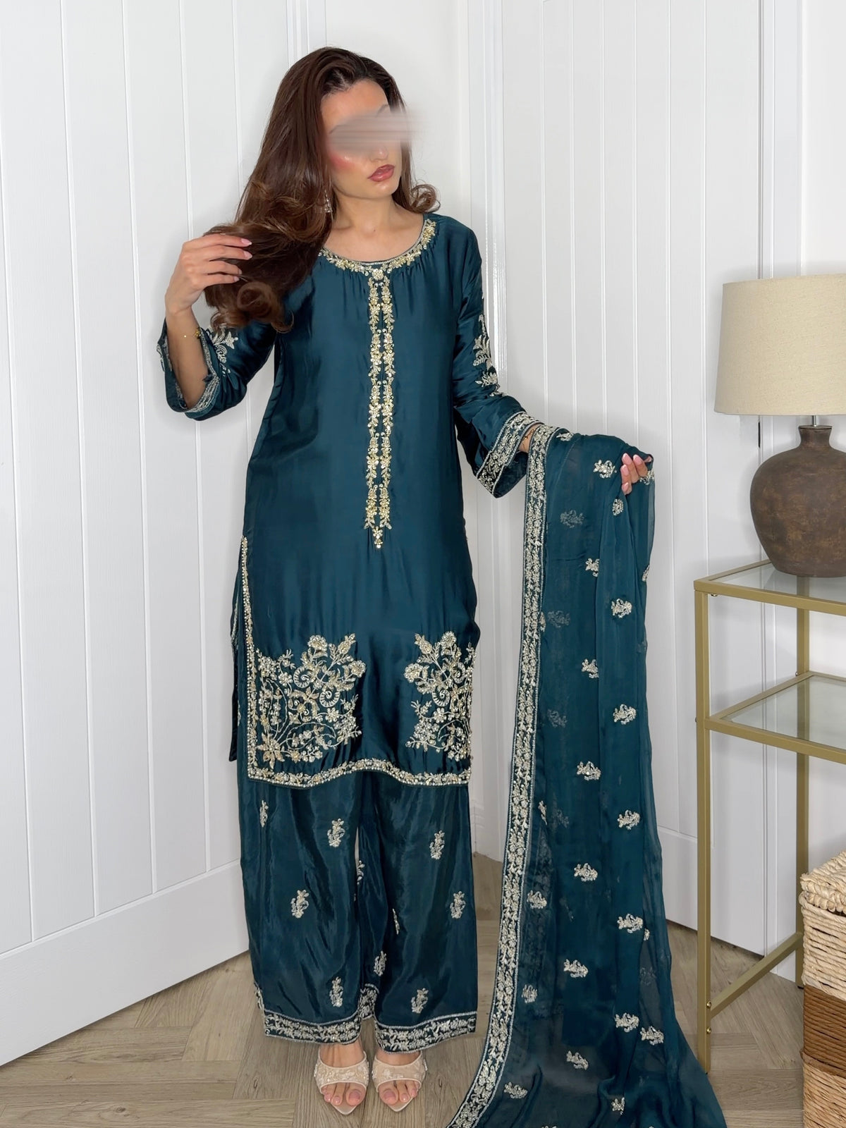 Sajni Peacock Teal