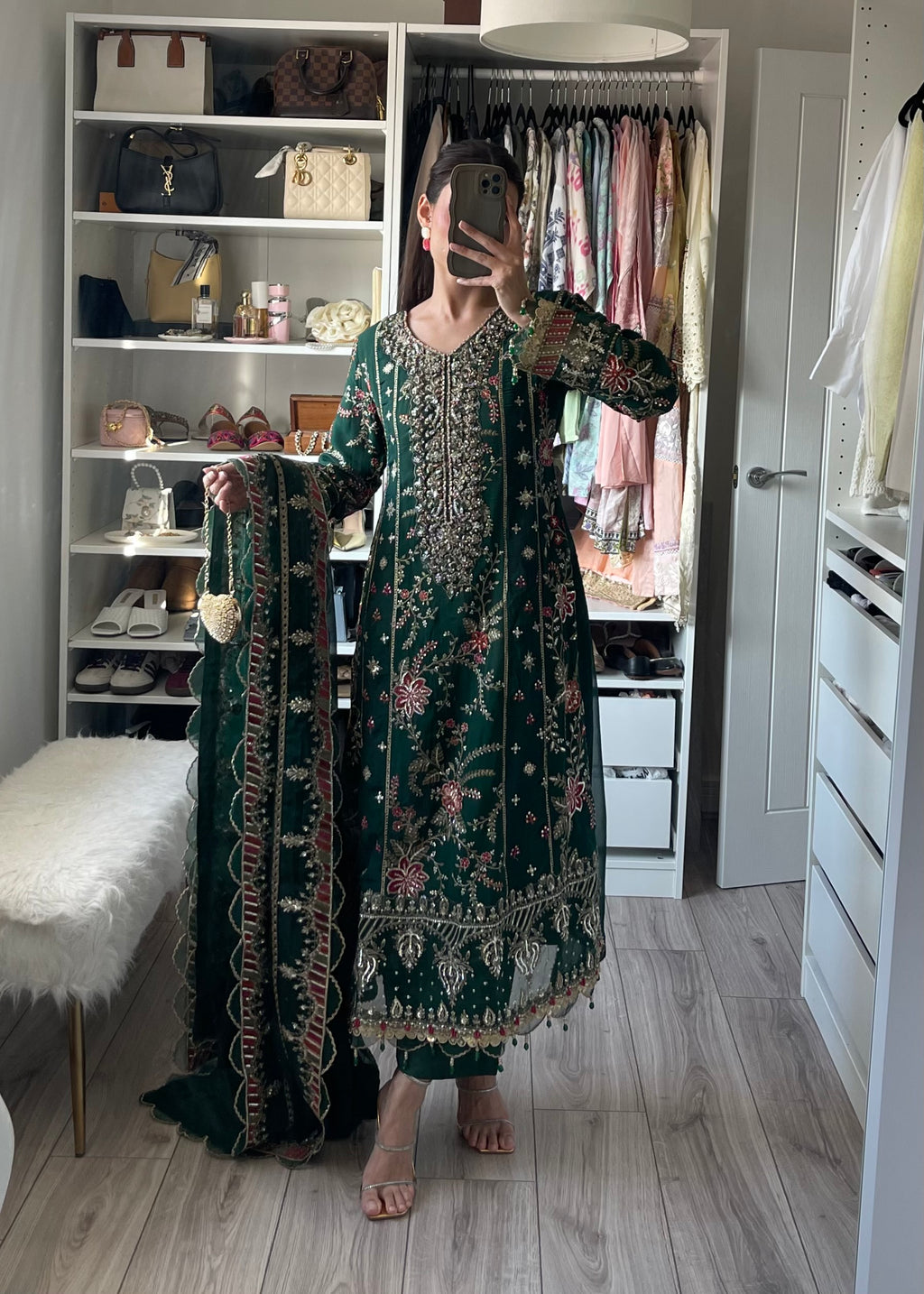 Luxurious Chiffon 3pc Suit