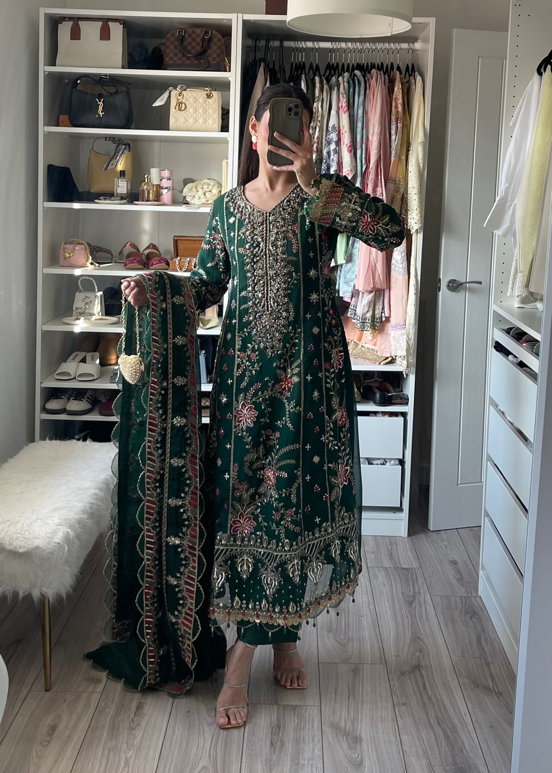 Luxurious Chiffon 3pc Suit