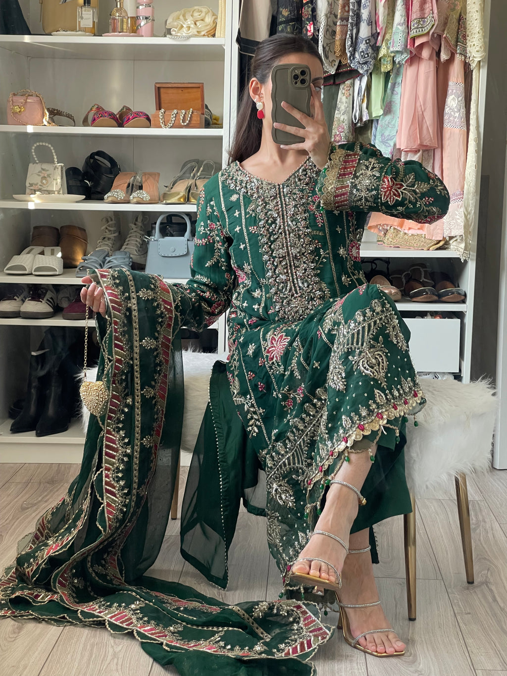 Luxurious Chiffon 3pc Suit