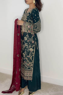 Mehndi Night - Midnight Green