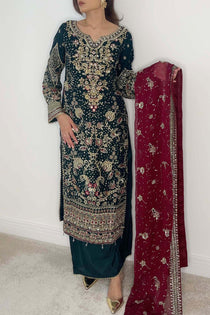 Mehndi Night - Midnight Green