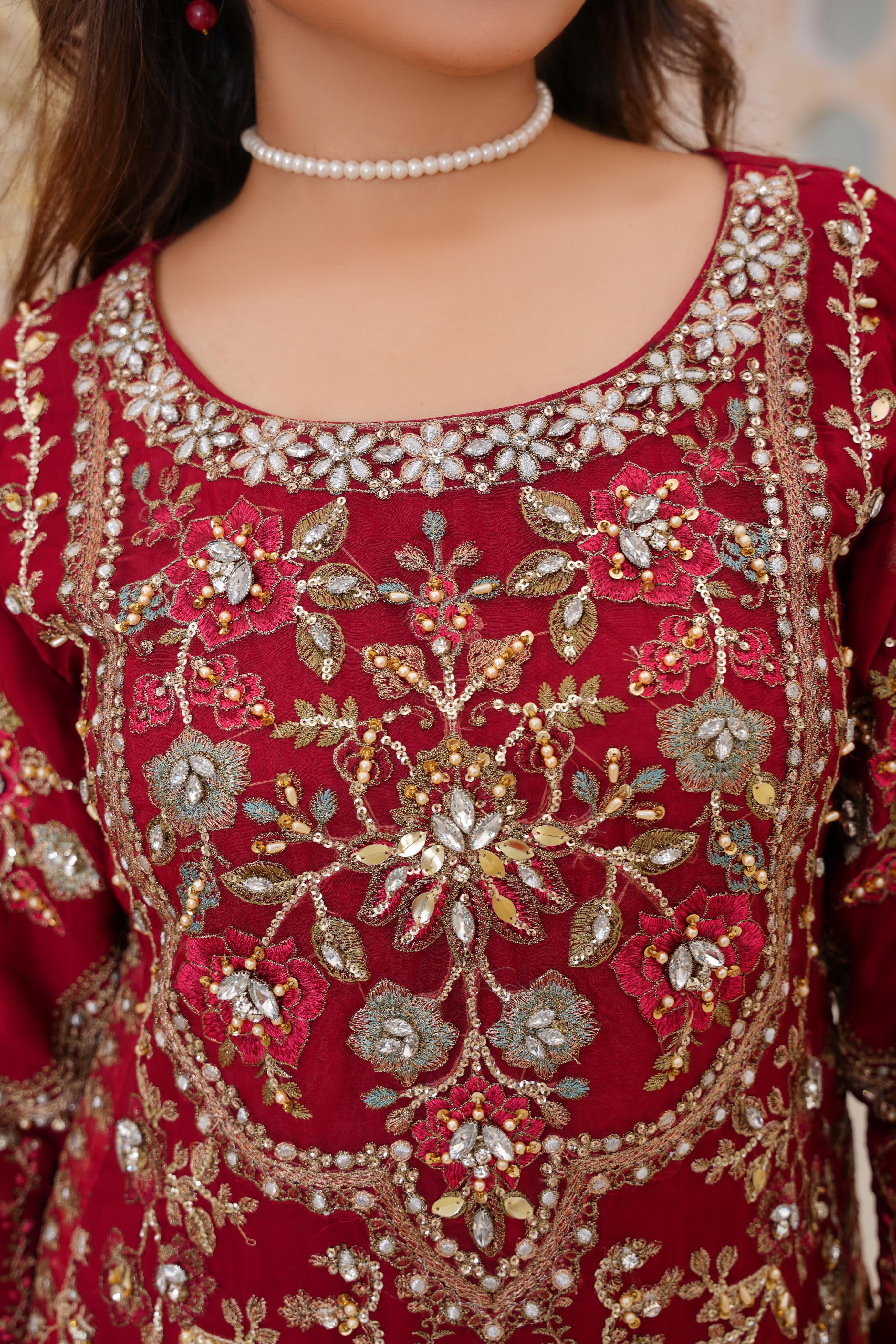 Elegant Chiffon 3pc Suit