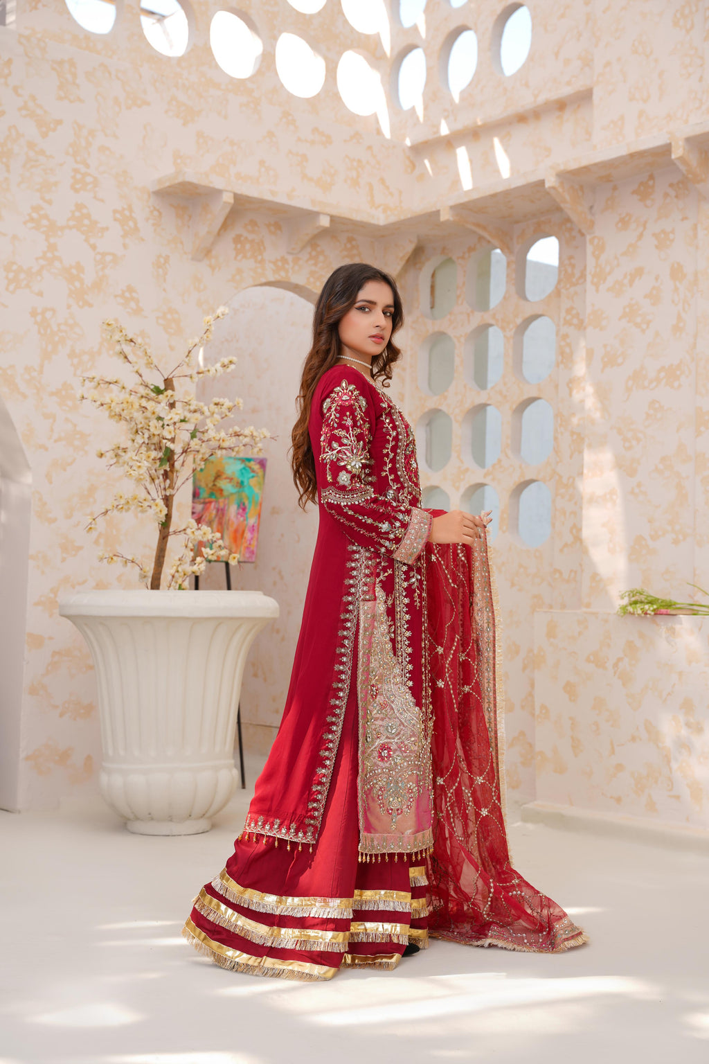 Elegant Chiffon 3pc Suit