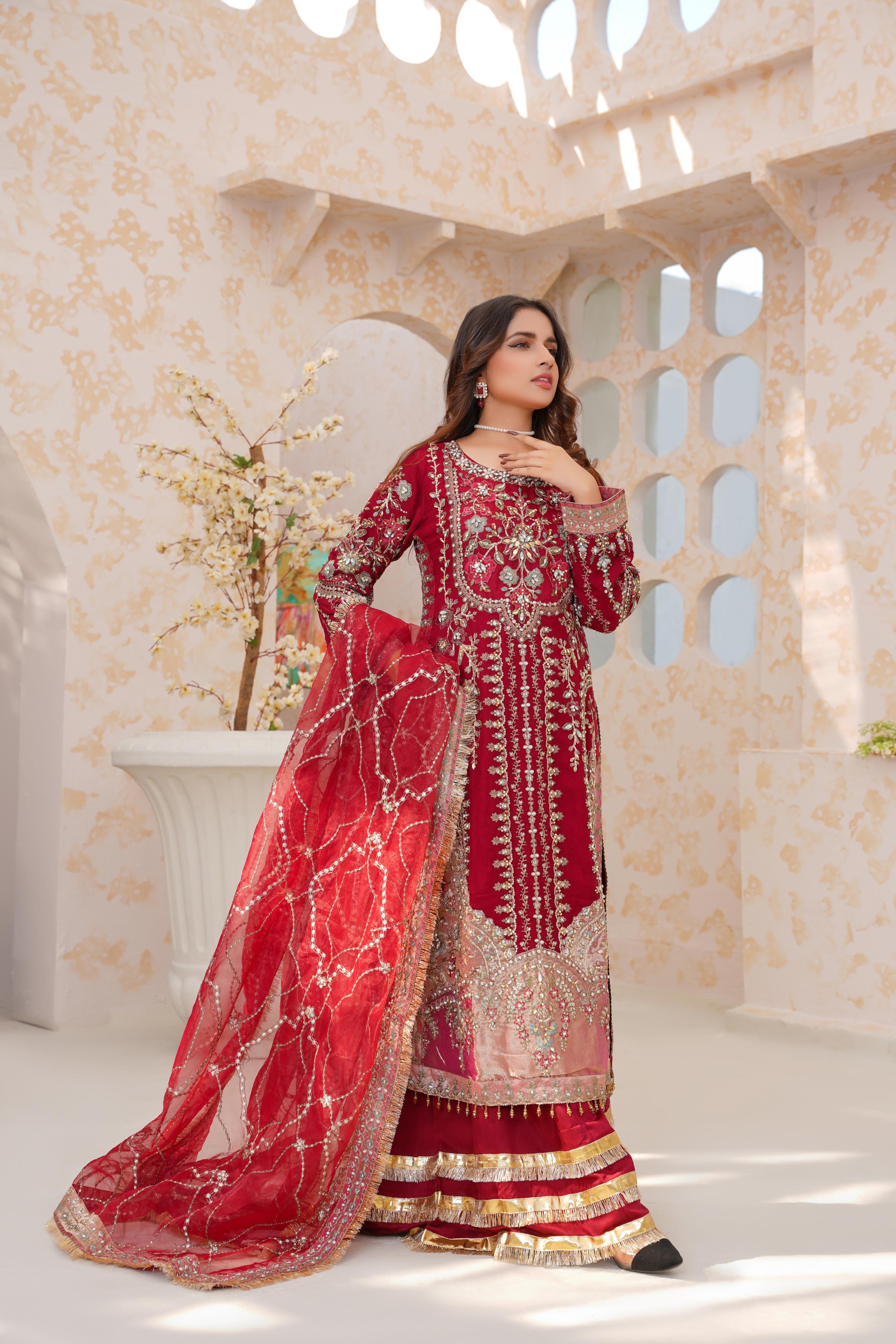 Elegant Chiffon 3pc Suit