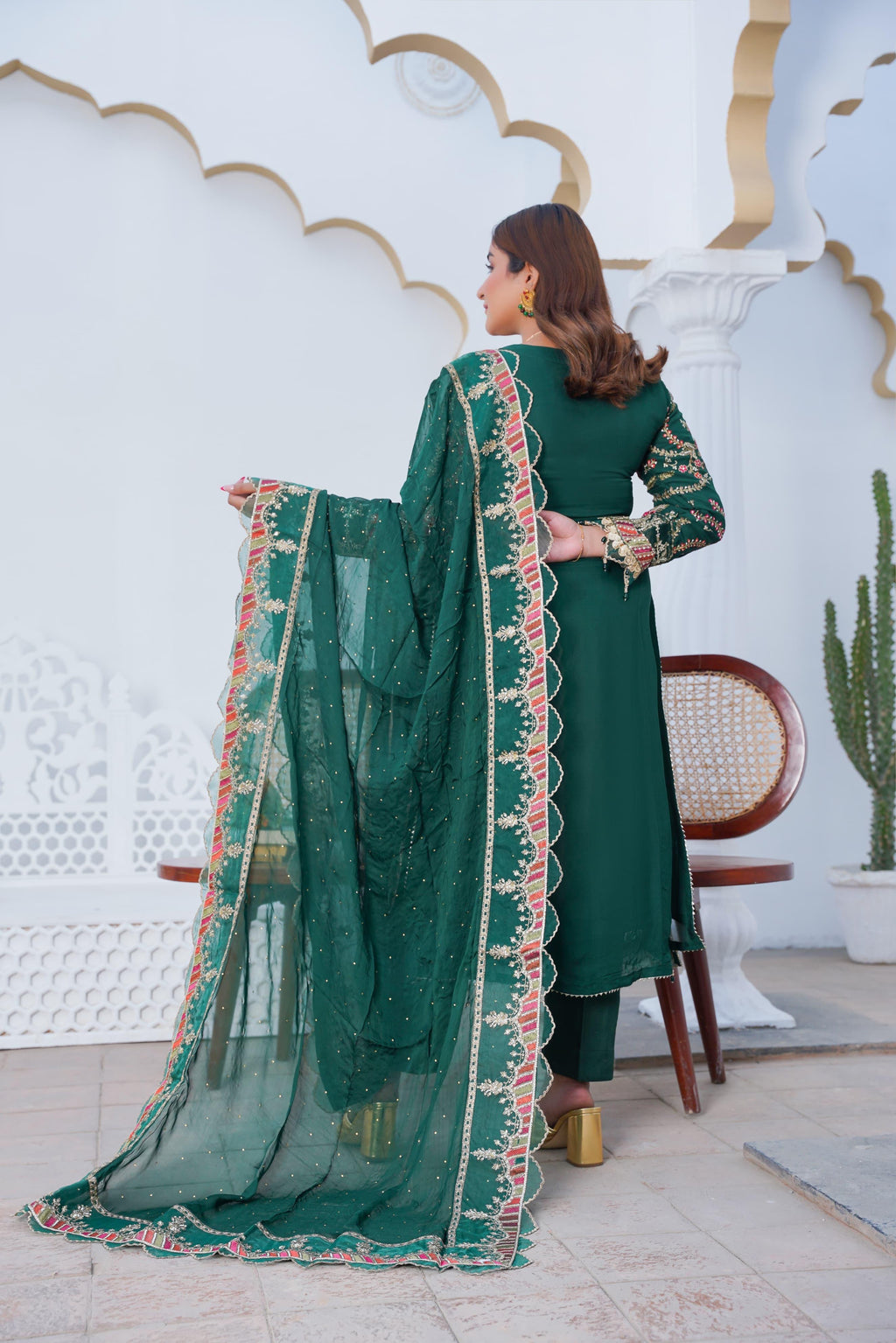 Luxurious Chiffon 3pc Suit