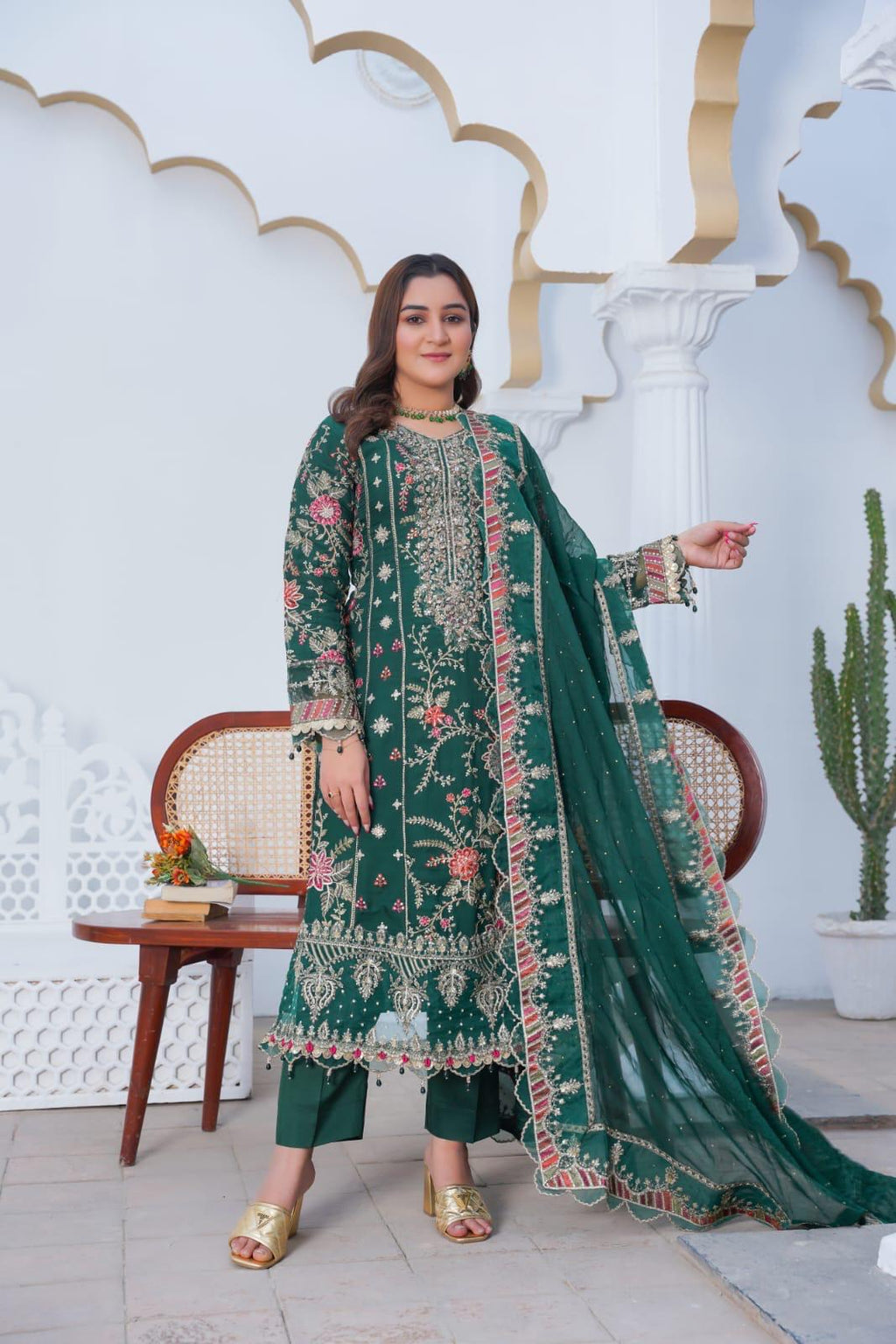 Luxurious Chiffon 3pc Suit