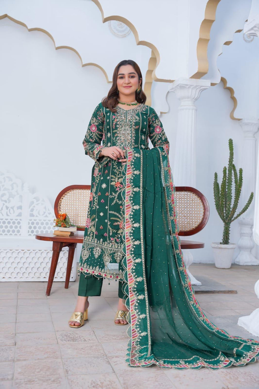 Luxurious Chiffon 3pc Suit