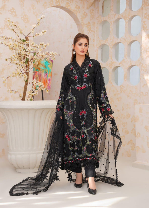 Luxury Organza 3pc Shalwar Kameez
